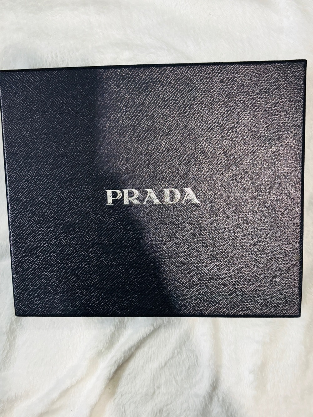 Prada Men’s Navy Saffiano Leather Document Sleeve IPad Portfolio Sleeve with box - Picture 2 of 8